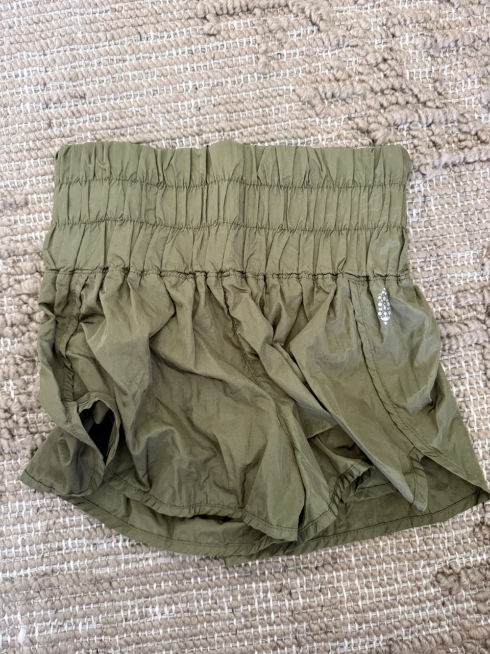 Free People The Way Home Shorts - Army Green - Picture 4 of 4